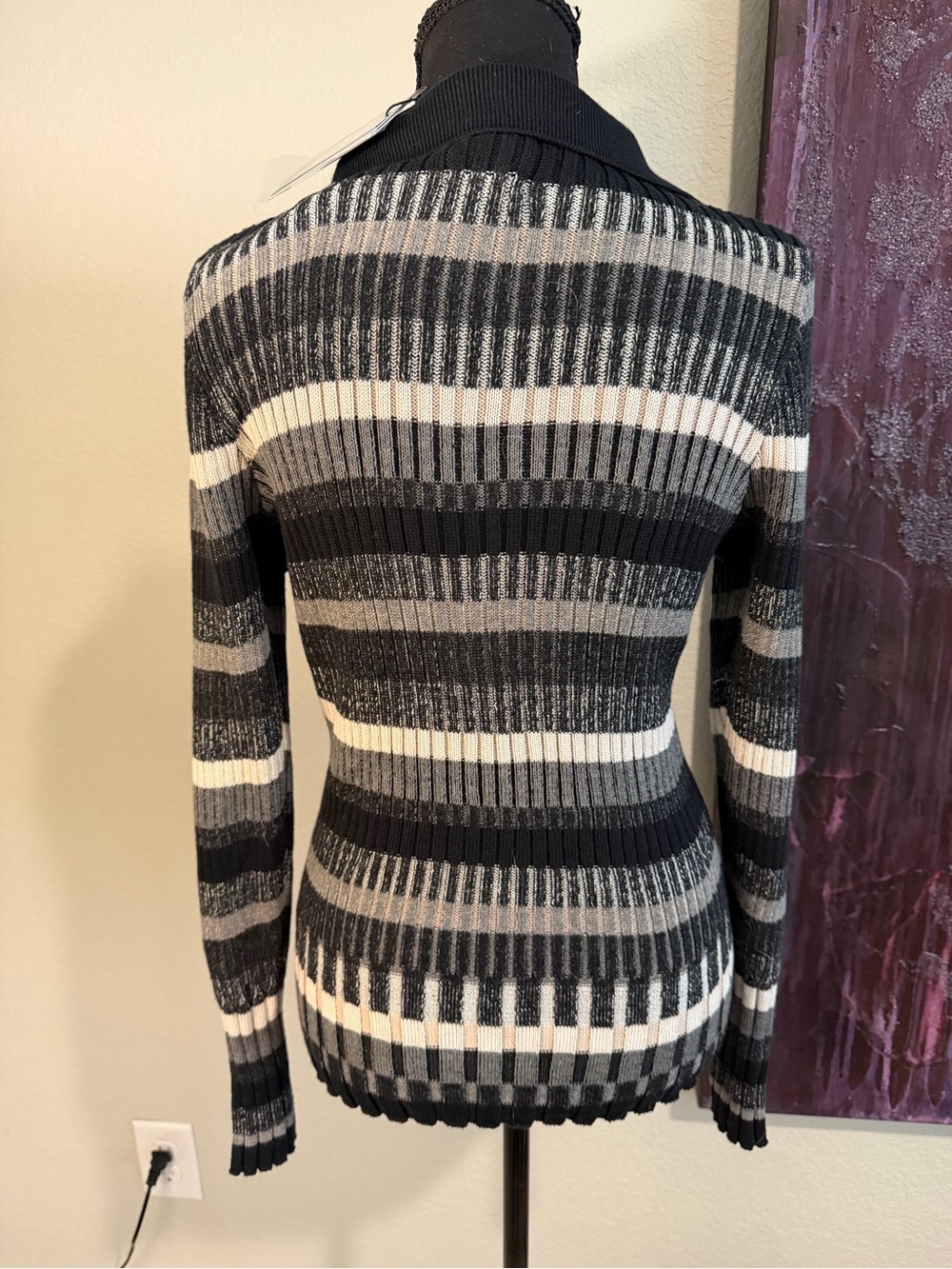 Alp N Rock Luisa Polo Sweater Black Large - Picture 2 of 6